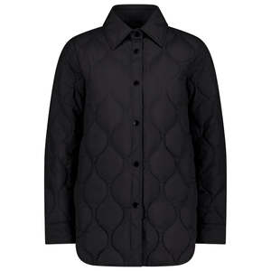 Ash Women's 90/10 Quilted Down Overshirt - Black