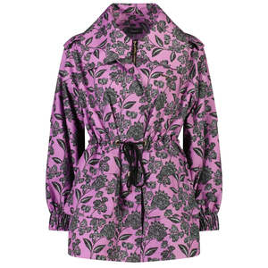 Plus Size Raincoats: Marlow Women's Waterproof Rain Jacket - Flora Print