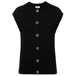 Chloe Knit Vest - Black