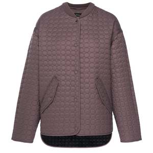 All Womens: Tilly Quilted Bomber Jacket - Cocoa Powder