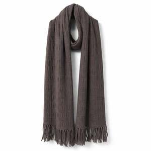 Adele Cable Knit Scarf - Cocoa powder