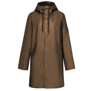 Womens Rain Jackets Coats: Charlie Raincoat - Antique Gold