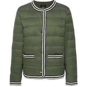 Jackets And Coats: Fern Puffer Down Jacket - Olive Green