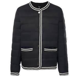 Fern Puffer Down Jacket - Black