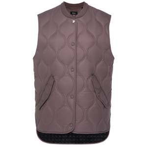 Neve Quilted Vest - Cocoa Powder