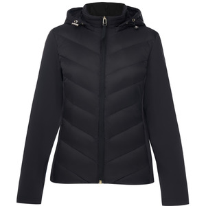 Olive 90/10 Packable Down Puffer Jacket - Black