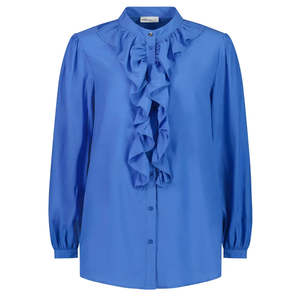 Staff Pick: Jade Women's Cupro Blouse - Cornflower
