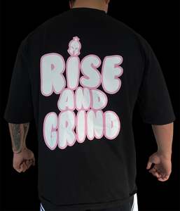 Shirts: Rise and Grind Bubble Tee (oversized)