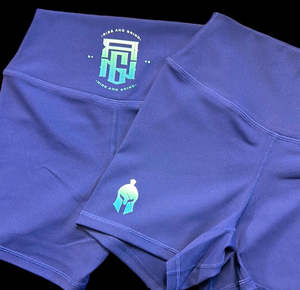 Ladies Activewear: Marine high rise shorts