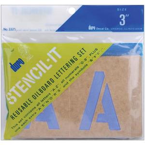 All: DURO Stencil Alpa/Number 7.