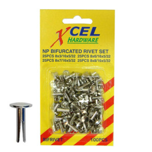 XCEL Bifurcated Rivets