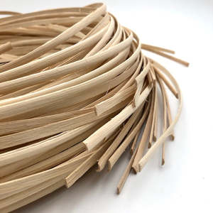 Upholstery Fabrics Cane Mesh: RATTAN CORE Flat Oval