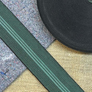 Upholstery Supplies Webbing: Elastic Webbing 3-Stripe
