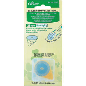 Upholstery Tools Scissors: CLOVER Rotary Cutter Blades 28mm