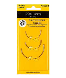 Upholstery Tools Needles: JOHN JAMES Curved Needles