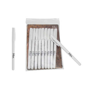 IVAN Leather Marker Pen Silver