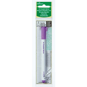 Upholstery Tools Markers Pens Chalk: CLOVER Air Erasable Marker Purple