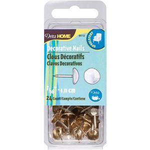 Upholstery Trimmings Decorative Chair Nails: DRITZ Decorative Nails Gold Hammered