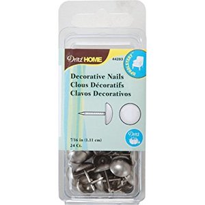 DRITZ Decorative Nails Brushed Silver