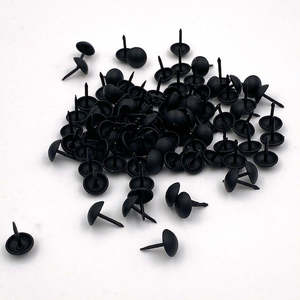 CS OSBORNE Decorative Nails Matte Black