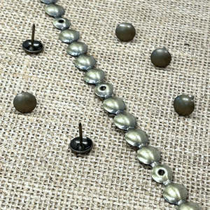 Upholstery Trimmings Nailhead Trim: NAILHEAD TRIM Strip Antique Brass