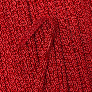 Upholstery Trimmings Gimp Braid: GIMP BRAID French 10mm Red