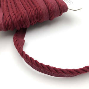 Upholstery Trimmings Flanged Cord: FLANGED CORD Burgundy