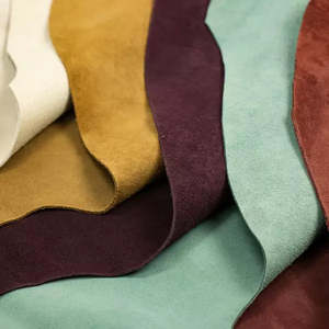 SUEDE Italian Cowhide Split Suede / Double Bend