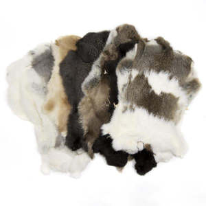 RABBIT SKIN Natural / Whole Hide