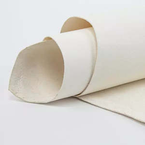 Leathercraft Leather Lining Leather: LEATHER Goatskin Parchment White / Whole Hide