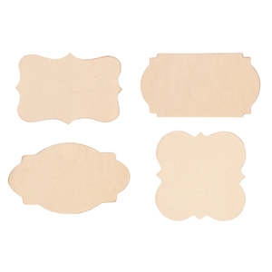 LEATHER Veg Tan Plaque