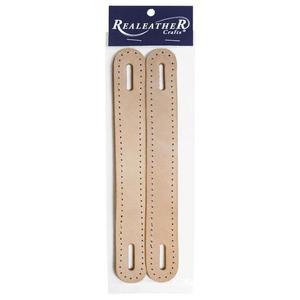 Leathercraft Leather Straps Belts: REALEATHER Stitched Leather Handle Natural