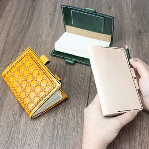 Leathercraft Leather Project Kits: PROJECT KIT Deluxe Leather Field Notes Kit