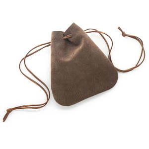 PROJECT KIT Leather Suede Drawstring Pouch