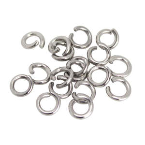 Leathercraft Hardware O Rings: IVAN Stainless Jump Ring