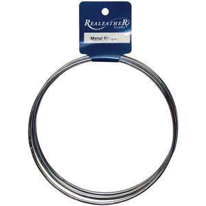 Leathercraft Hardware O Rings: REALEATHER Zinc Metal Rings