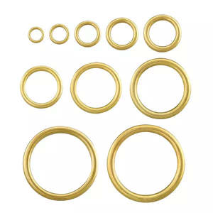 Leathercraft Hardware O Rings: IVAN O Rings Solid Brass