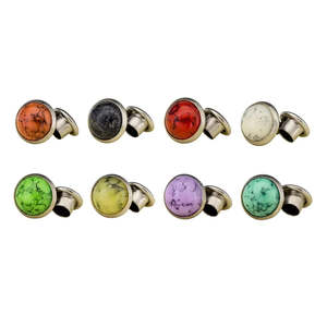 IVAN Round Stone Rivet