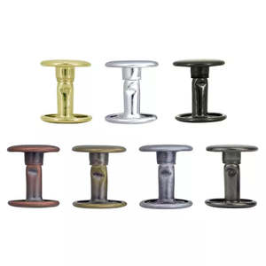 Leathercraft Hardware Rivets: IVAN Double Cap Wide Rivets