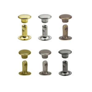 Leathercraft Hardware Rivets: IVAN Single Cap Rivets