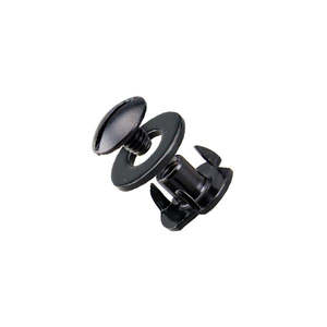 Leathercraft Hardware Screw Posts: IVAN 3 Prongs Screw Post Black