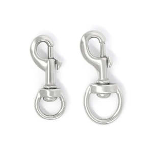 Leathercraft Hardware Snap Hooks: IVAN Stainless Swivel Snap