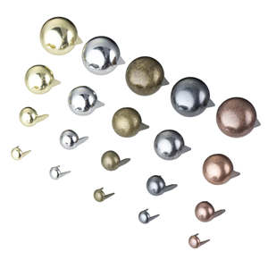 Leathercraft Hardware Spots Studs: IVAN Decorative Spots Round