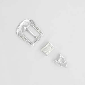 Leathercraft Buckles Buckle Sets: IVAN Hatband Buckle Set