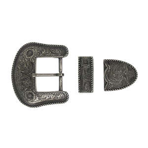 Leathercraft Buckles Buckle Sets: IVAN Round Rope Buckle Set