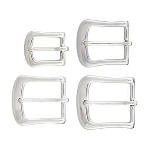 Leathercraft Buckles Strap Buckles: IVAN Cassidy Solid Brass End Bar Buckle