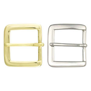 IVAN Solid Brass Heel End Bar Buckle