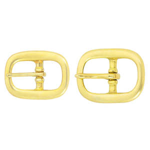 IVAN Solid Brass Center Bar Buckle