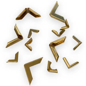 Leathercraft Components Bag Feet: BAG DOCTOR Bag Corners Gilt