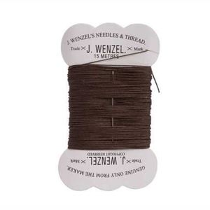 Leathercraft Supplies Threads: J. WENZEL Waxed Linen + Needle